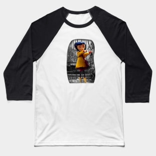 Coraline Halloween Baseball T-Shirt